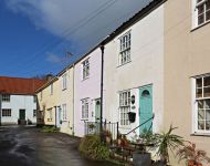 External view of Mews Cottage with parking outside